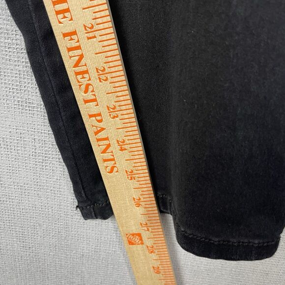 Torrid Jeans Women's 18S Black Luxe Skinny Sateen Stretch Mid Rise #1012 - Picture 7 of 9